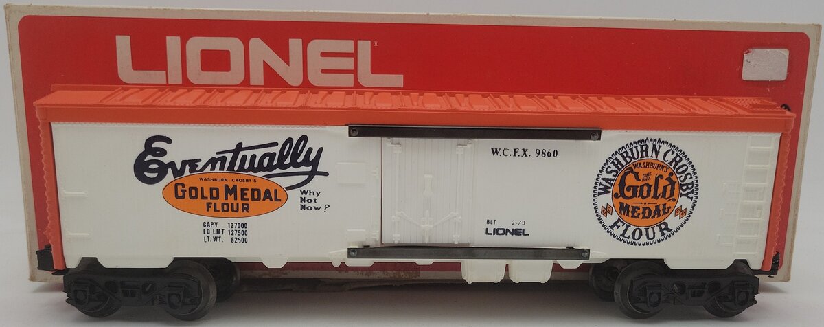 Lionel 6-9860 O Gauge Gold Medal Flour Billboard Reefer Car LN/Box