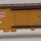Lionel 6-9853 O Gauge Cracker Jack Billboard Reefer Car (Yellow) EX/Box