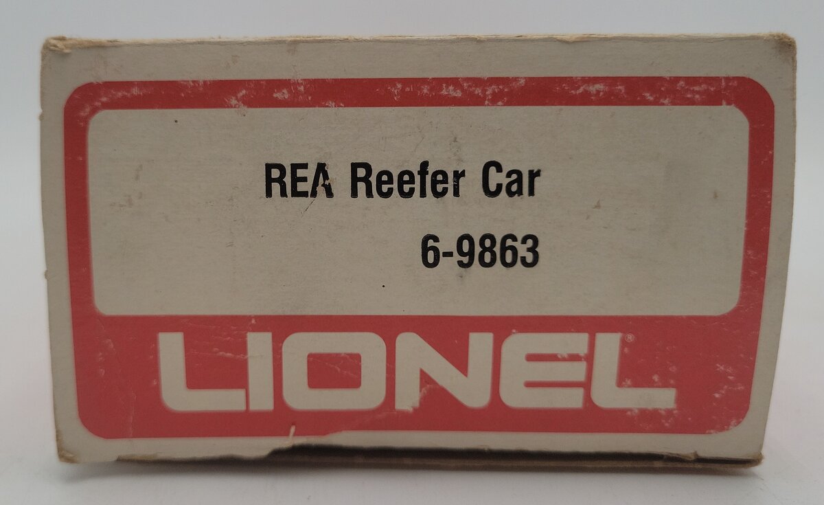Lionel 6-9863 O Gauge REA Reefer Car #9863 EX/Box