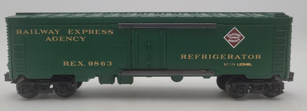 Lionel 6-9863 O Gauge REA Reefer Car #9863 EX/Box