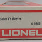 Lionel 6-9869 O Gauge Santa Fe Reefer Car EX/Box