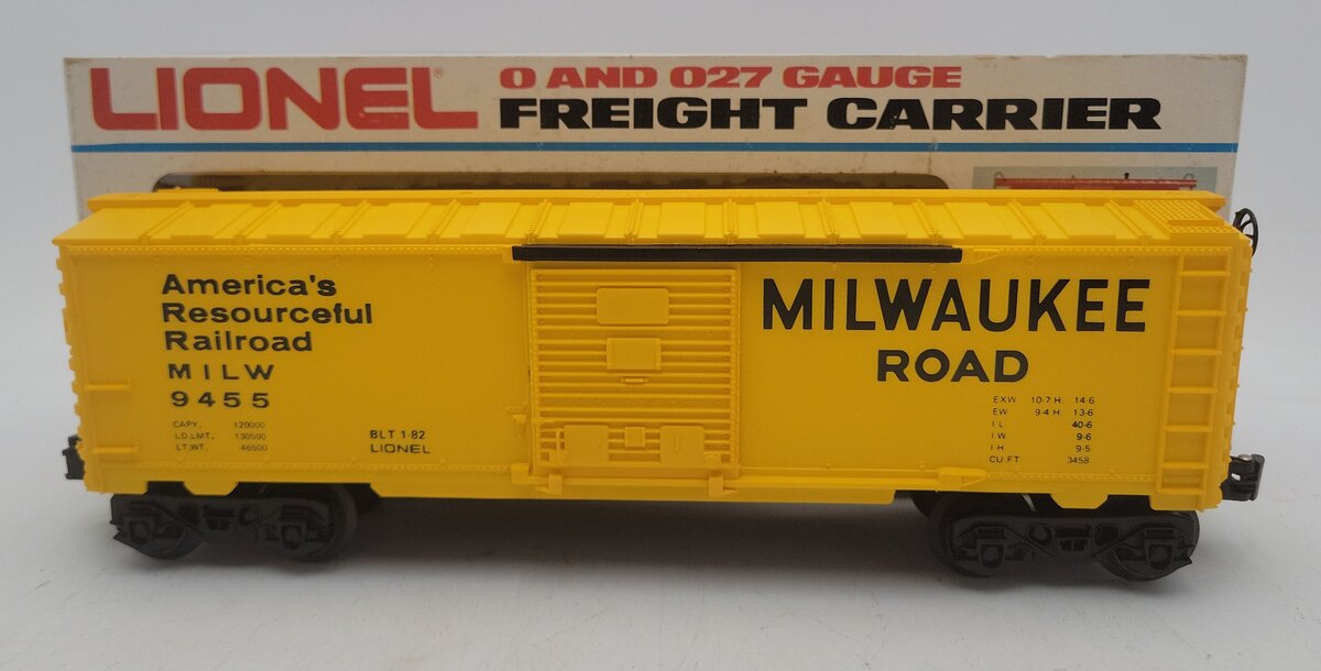 Lionel 6-9455 O Gauge Milwaukee Road Boxcar LN/Box
