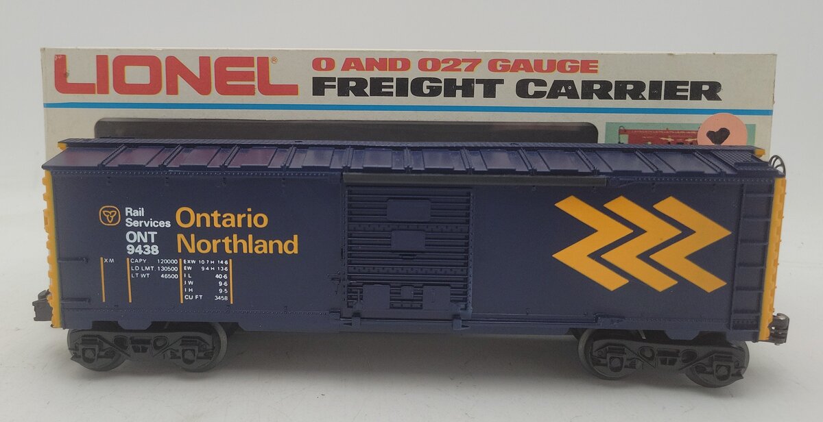 Lionel 6-9438 O Gauge Ontario Northland Box Car EX/Box