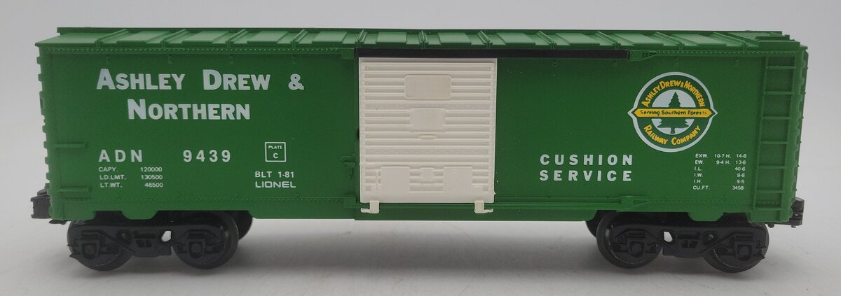 Lionel 6-9439 O Gauge Ashley Drew & Northern Boxcar EX/Box