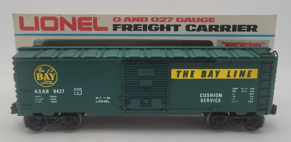 Lionel 6-9427 O Gauge Bay Line Boxcar LN/Box