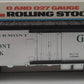 Lionel 6-9876 O Gauge Central Vermont Billboard Refrigerator Car EX/Box