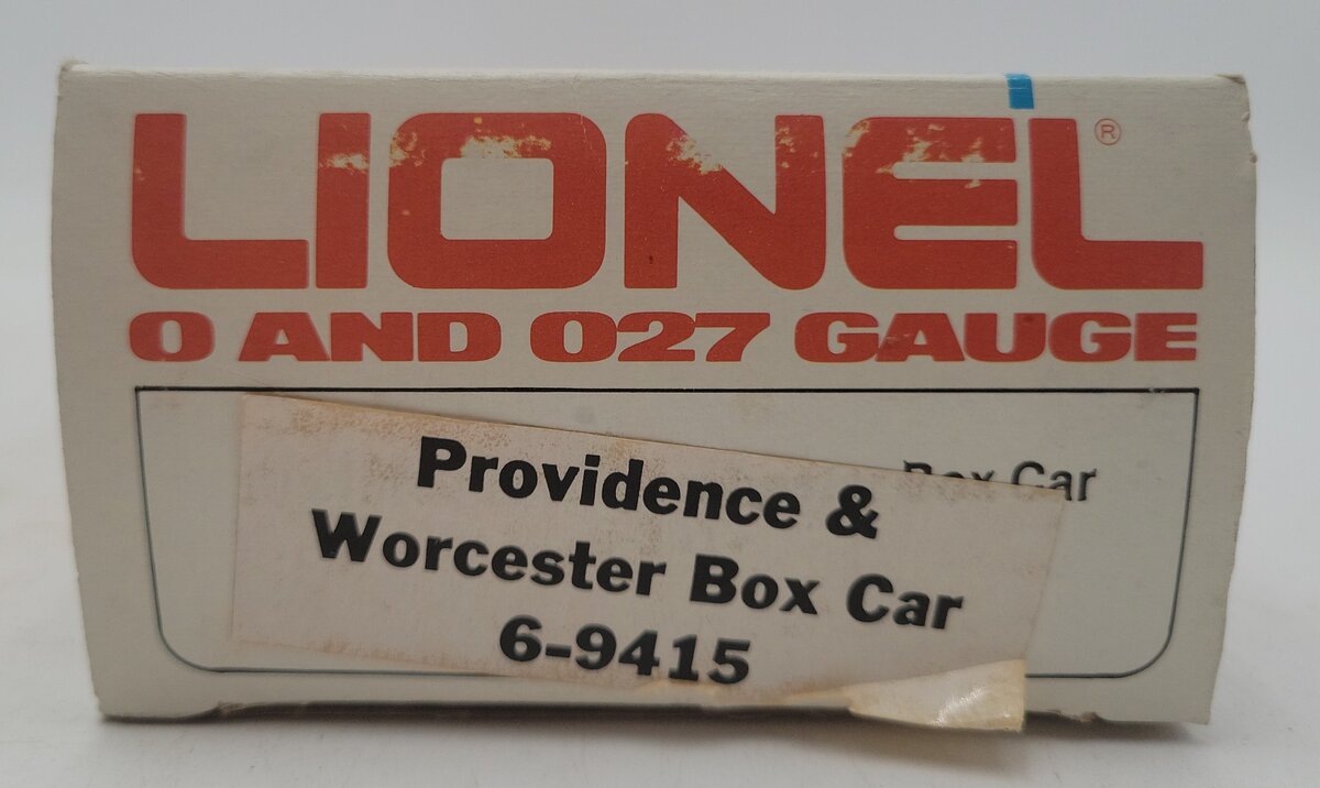 Lionel 6-9415 O Gauge Providence & Worcester Boxcar EX