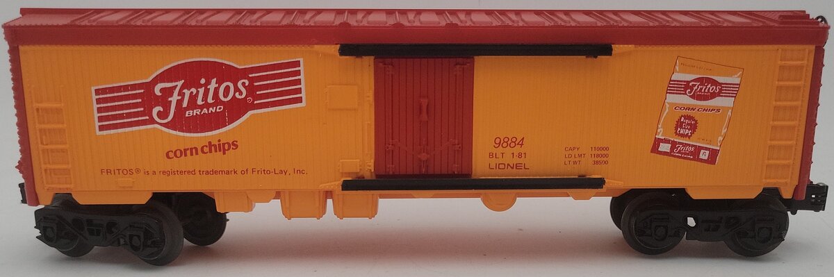 Lionel 6-9884 O Gauge Fritos Billboard Reefer Car EX/Box