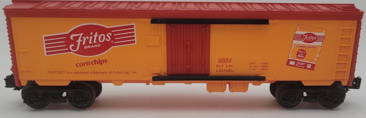 Lionel 6-9884 O Gauge Fritos Billboard Reefer Car EX/Box