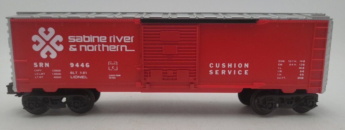 Lionel 6-9446 O Gauge Sabine River & Northern Boxcar VG/Box