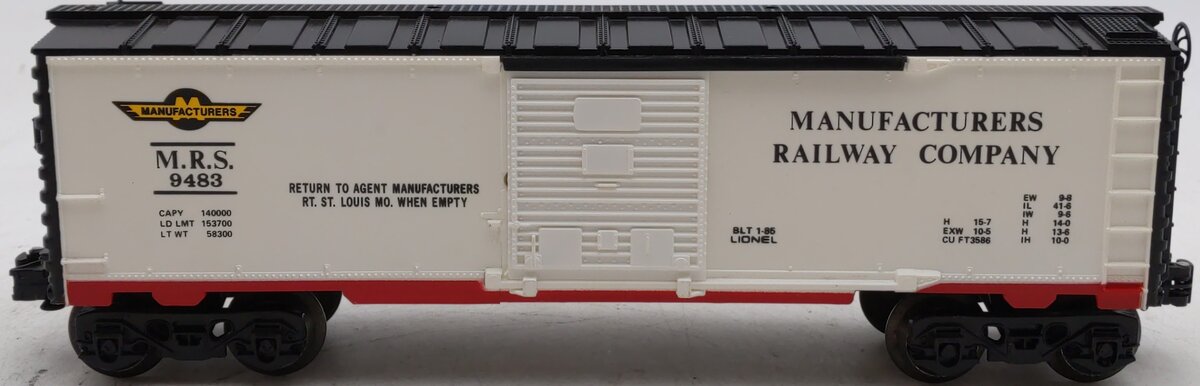 Lionel 6-9483 O Gauge Manufacturers Railway Boxcar #9483 EX/Box