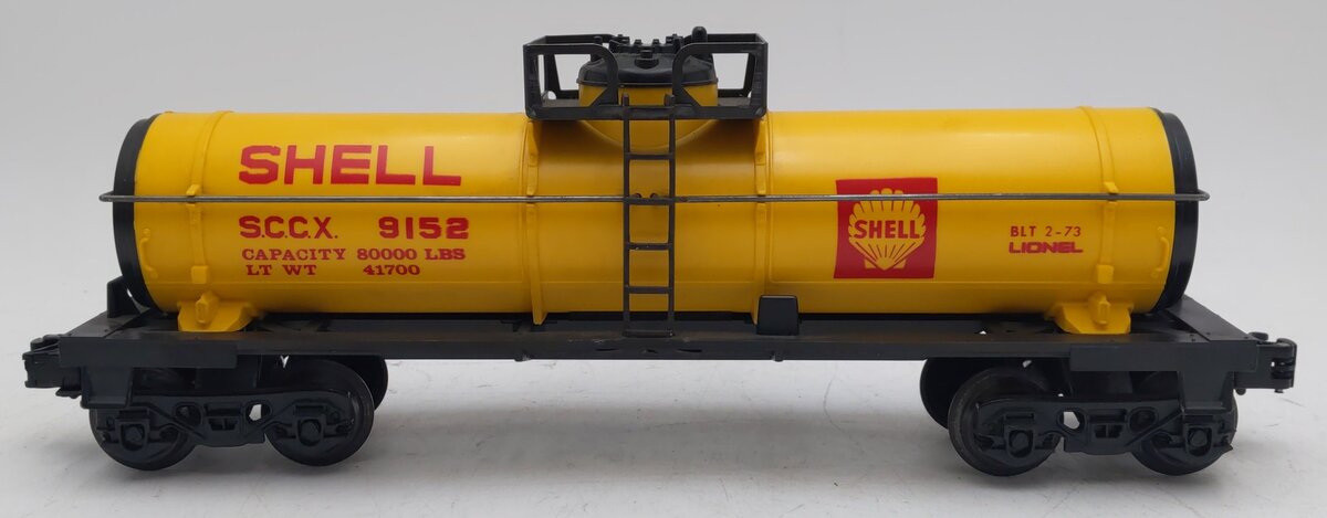 Lionel 6-9152 O Gauge Shell Single Dome Tank Car #9152 LN/Box