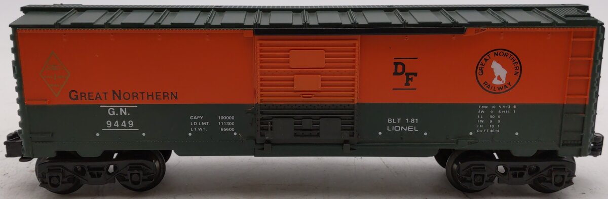 Lionel 6-9449 O Gauge Great Northern Boxcar EX