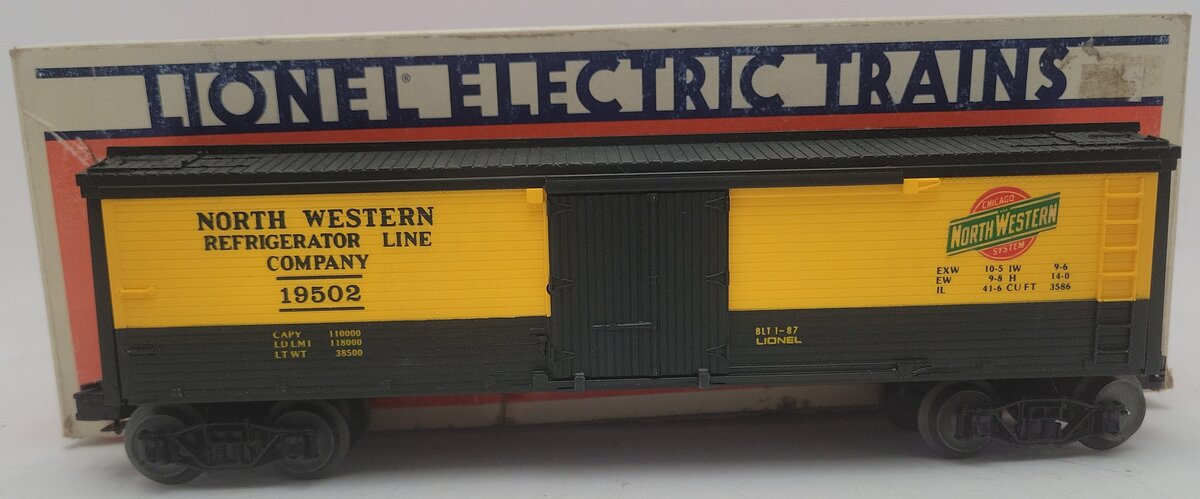 Lionel 6-19502 O Gauge Chicago North Western Woodside Reefer LN/Box