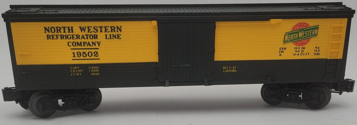 Lionel 6-19502 O Gauge Chicago North Western Woodside Reefer LN/Box