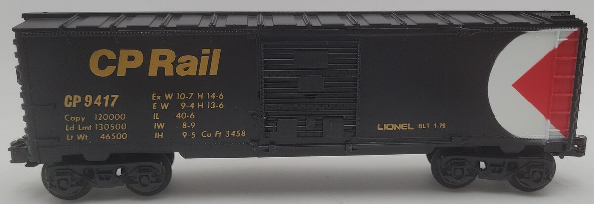 Lionel 6-9417 O Gauge CP Rail Boxcar EX