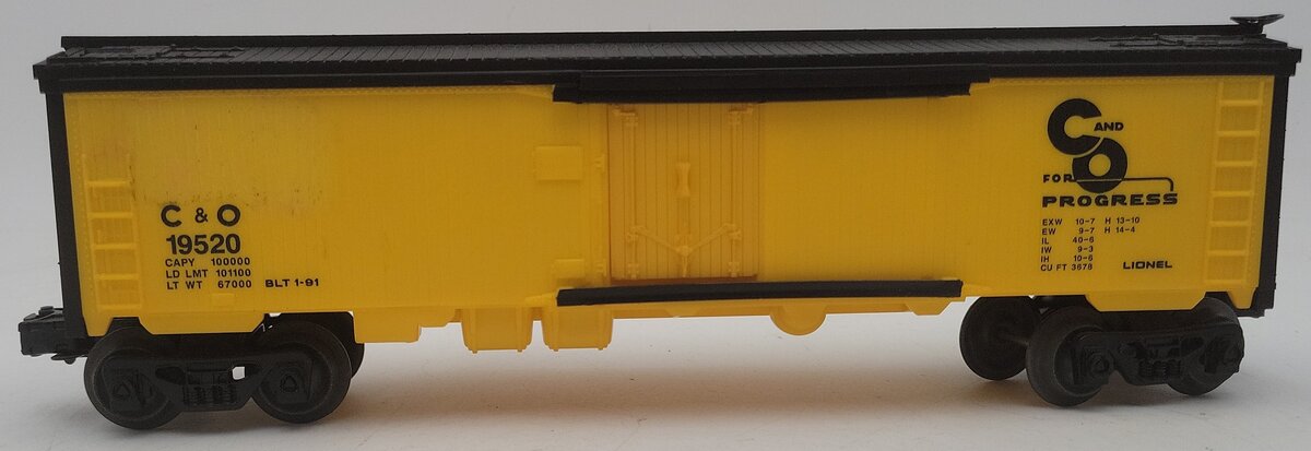 Lionel 6-19520 O Gauge CSX Reefer Car #19520 EX/Box
