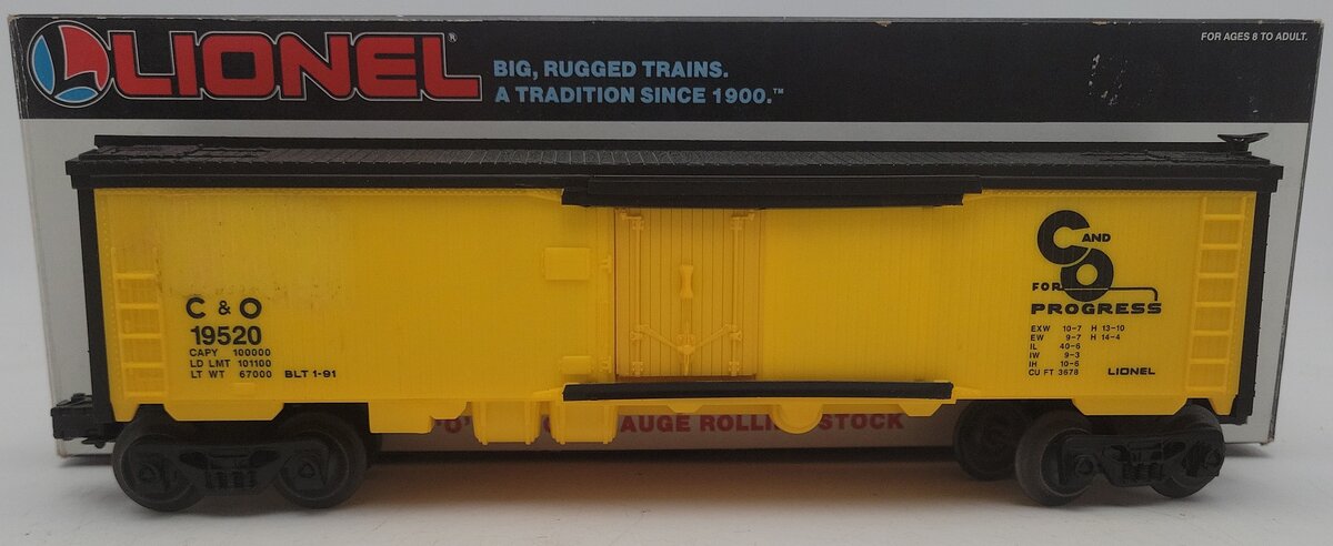 Lionel 6-19520 O Gauge CSX Reefer Car #19520 EX/Box