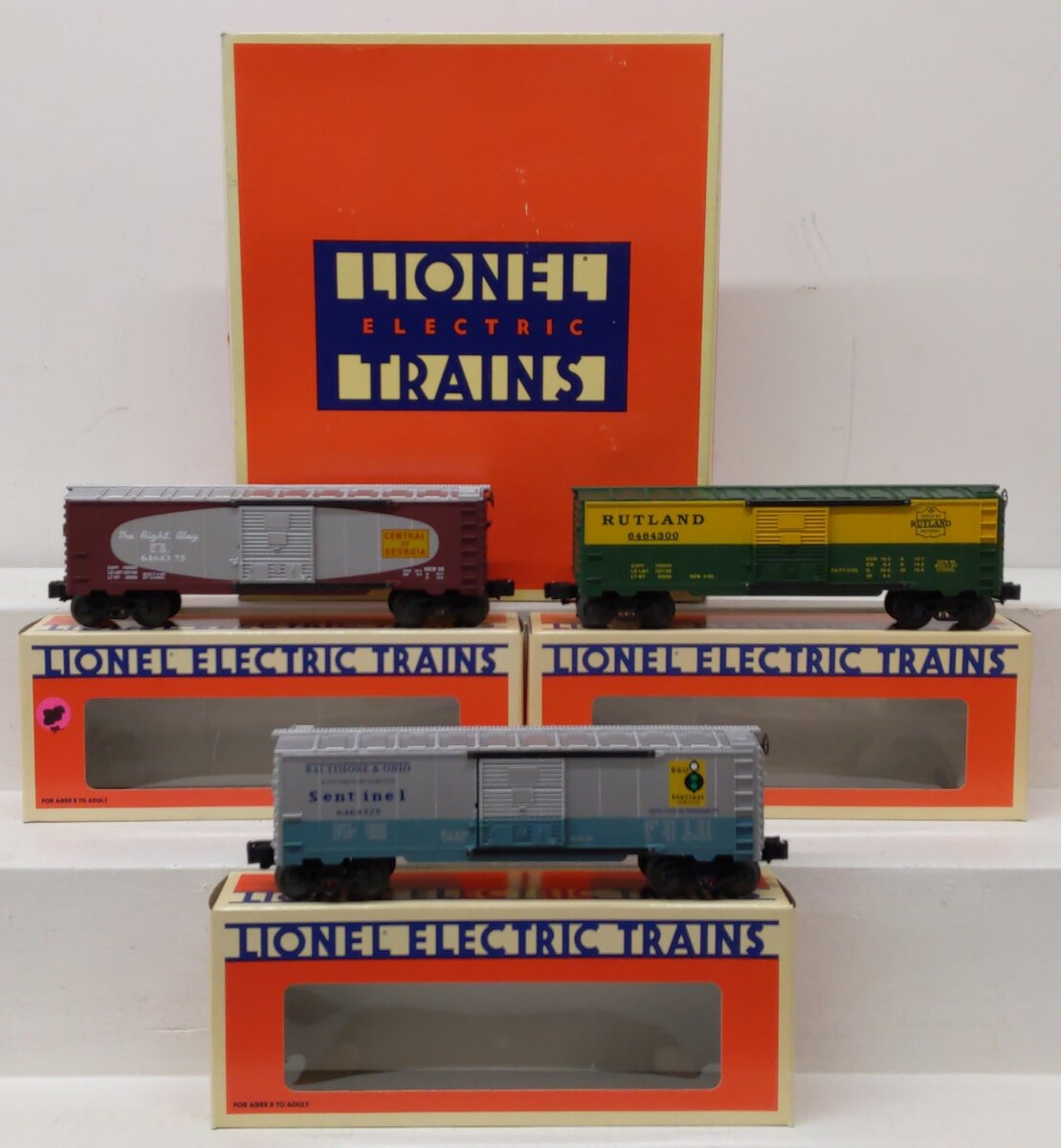 Lionel 6-19276 O Gauge 6464 Boxcar Series V (Set of 3) EX/Box