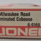 Lionel 6-9169 O Gauge Milwaukee Road Illuminated Caboose EX/Box