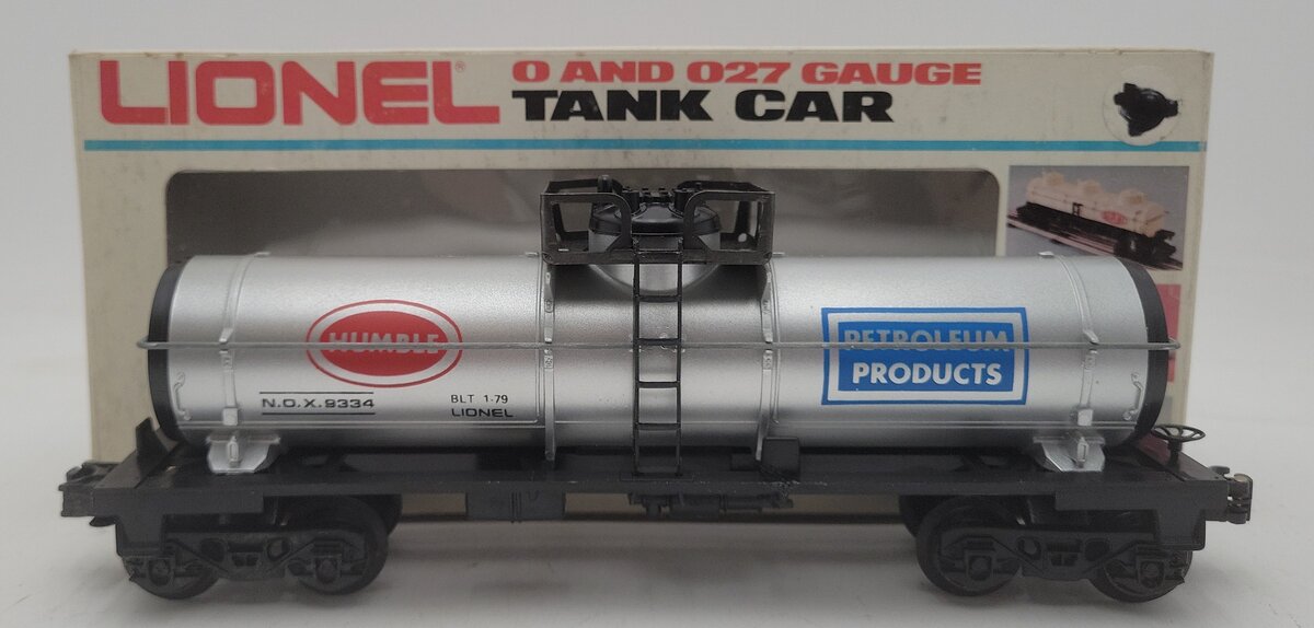 Lionel 6-9334 O Gauge Humble Oil Single Dome Tank Car EX/Box