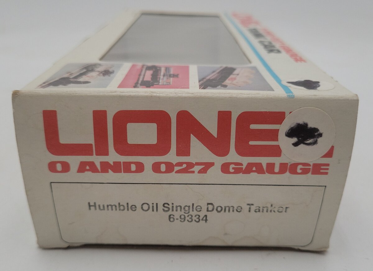 Lionel 6-9334 O Gauge Humble Oil Single Dome Tank Car EX/Box