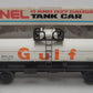 Lionel 6-6301 O Gauge Gulf Oil Single Dome Tank Car EX/Box