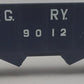 Lionel 6-9012 O Gauge Tennessee Alabama & Georgia Blue 2-Bay Hopper VG