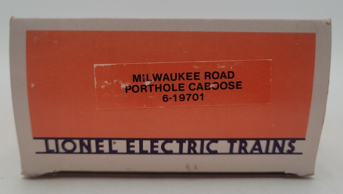Lionel 6-19701 O Gauge Milwaukee Road N5C Porthole Caboose #19701 EX/Box
