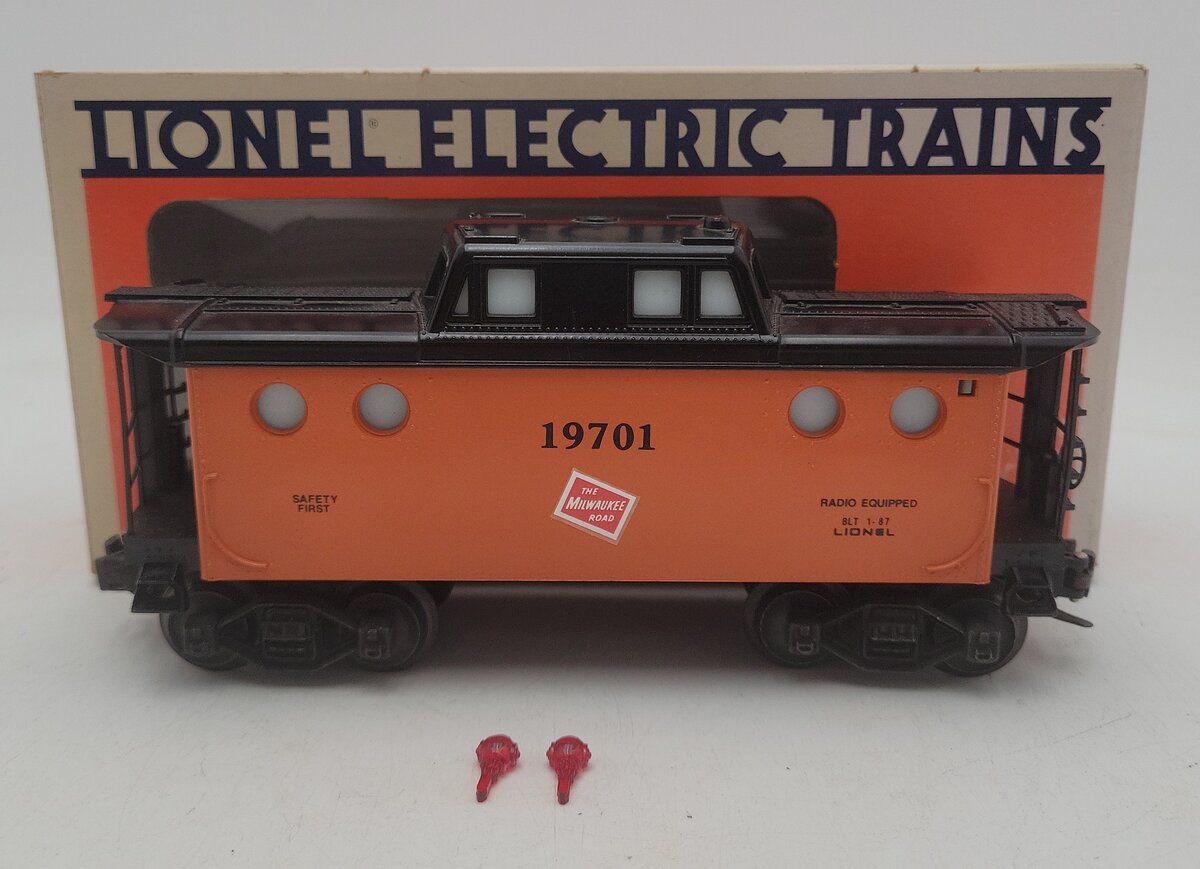 Lionel 6-19701 O Gauge Milwaukee Road N5C Porthole Caboose #19701 EX/Box