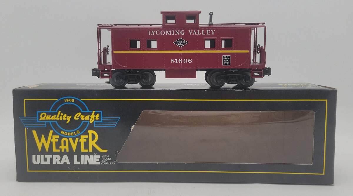 Weaver O Lycoming Valley Railroad Caboose #81696 - 3-Rail EX/Box