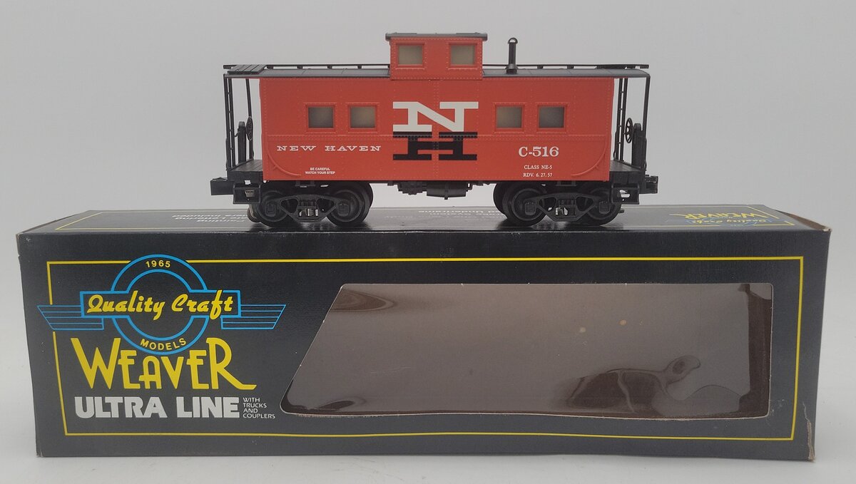 Weaver C-516 O Gauge New Haven Caboose (3-Rail) EX/Box