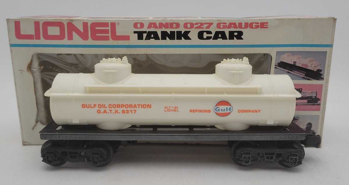 Lionel 6-6317 Gulf 2-Dome Tank Car VG/Box