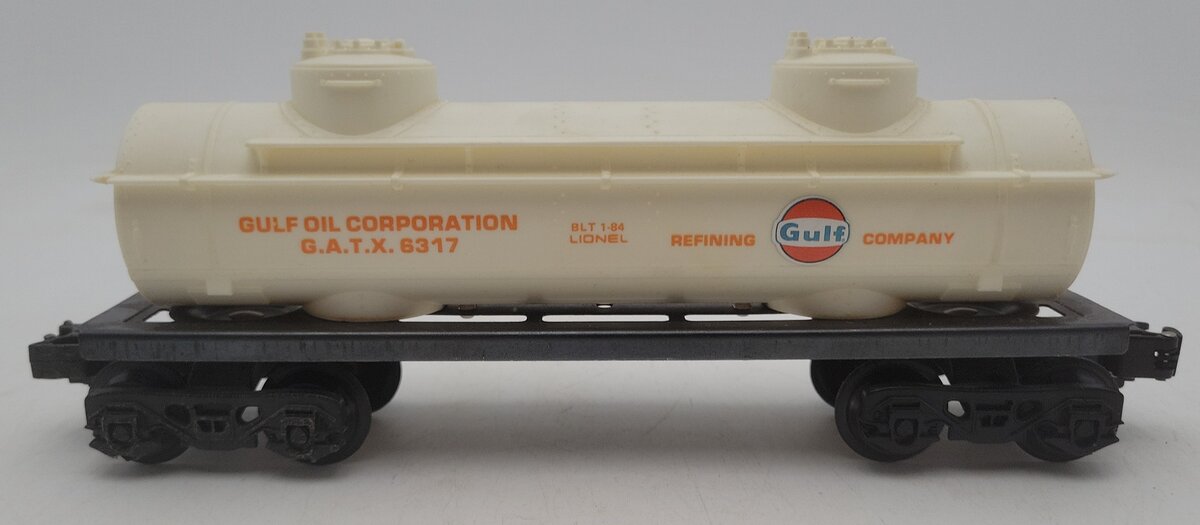 Lionel 6-6317 Gulf 2-Dome Tank Car VG/Box