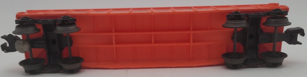 Lionel 6-9131 O Gauge Denver and Rio Grande Western Long Gondola (Orange) VG