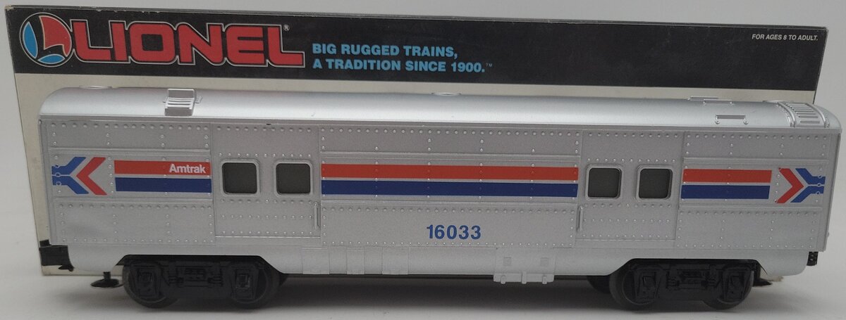Lionel 6-16033 O Gauge Amtrak Streamlined Baggage Car EX/Box