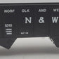K-Line K5310 O Gauge Norfolk & Western 2-Bay Hopper EX