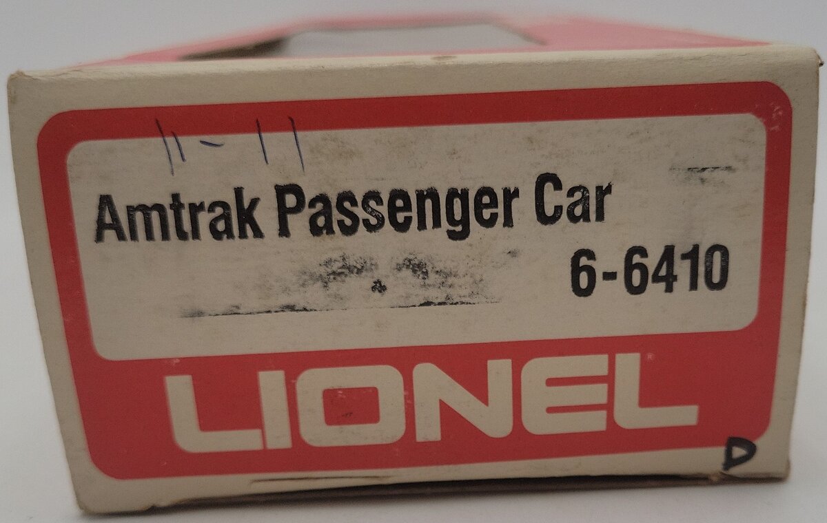 Lionel 6-6410 O Gauge Amtrak Streamlined Pullman Car #6410 EX/Box
