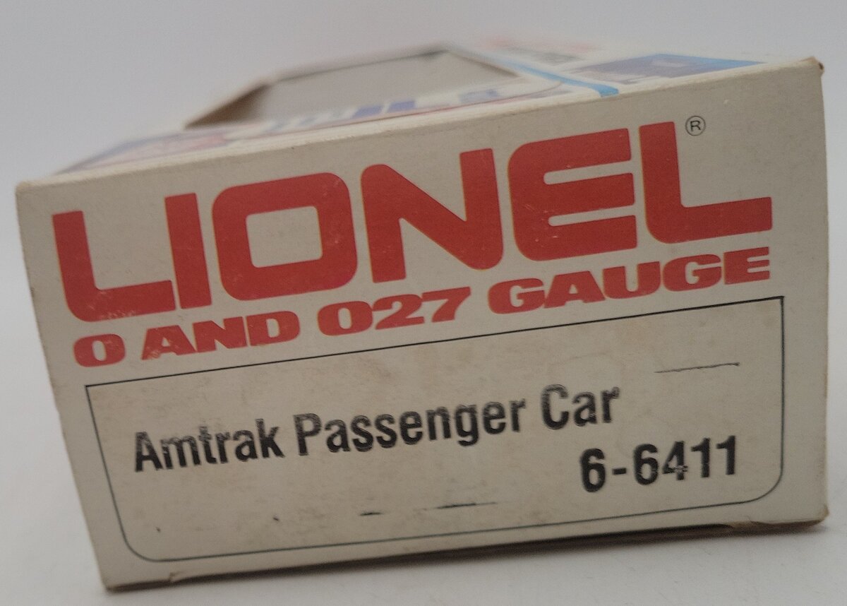 Lionel 6-6411 O Gauge Amtrak Illuminated Passenger Car #6411 EX/Box