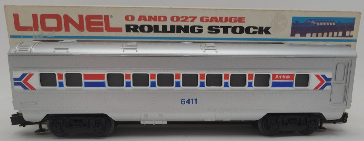 Lionel 6-6411 O Gauge Amtrak Illuminated Passenger Car #6411 EX/Box