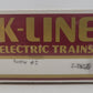 K-Line K75032 O Gauge Santa Fe Map Reefer Car EX/Box