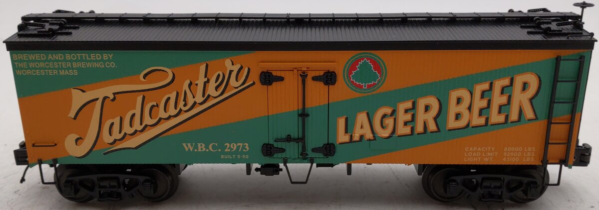 MTH 20-94349 O Gauge Tadcaster 36' Woodside Reefer Car #2973 LN/Box