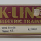 K-Line K75031 O Gauge Santa Fe Classic Reefer Car EX/Box