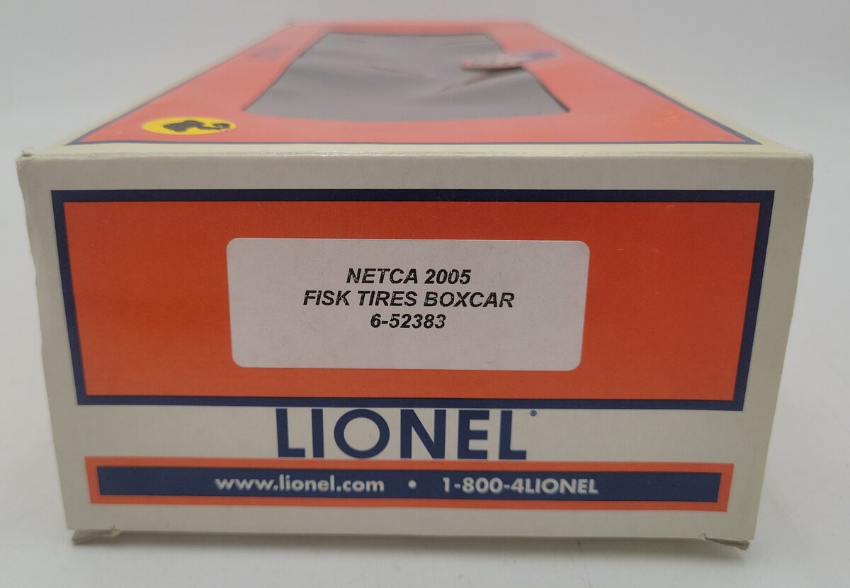Lionel 6-52383 O Gauge Fisk Tire 2005 Netca Boxcar LN/Box