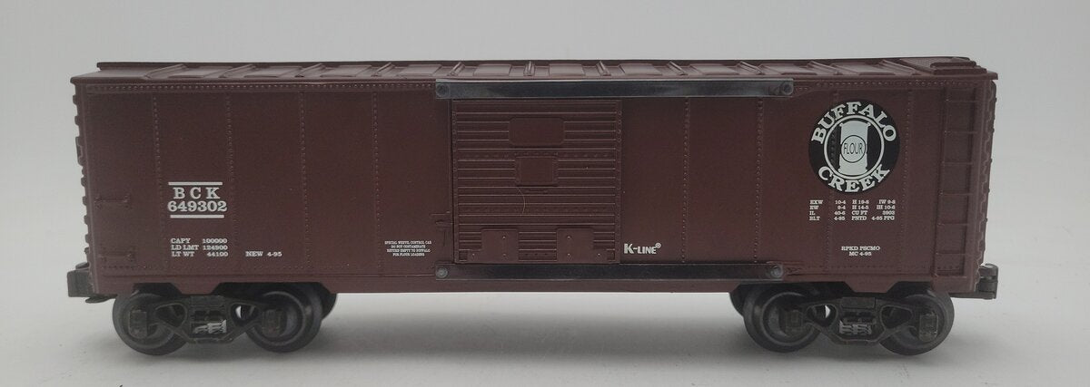 K-Line K-649302 O Gauge Buffalo Creek Classic Boxcar EX/Box