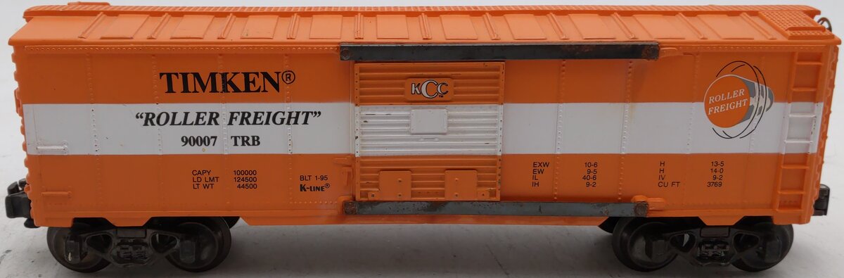 K-Line K-90007 O Gauge Timken Roller Freight Boxcar EX