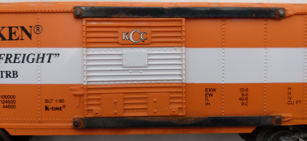 K-Line K-90007 O Gauge Timken Roller Freight Boxcar EX