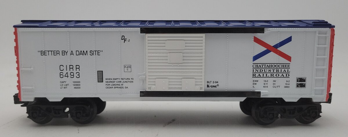 K-Line K6493 O Chattahoochee Industrial Railroad Box Car EX/Box