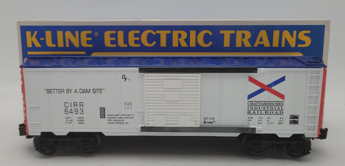 K-Line K6493 O Chattahoochee Industrial Railroad Box Car EX/Box