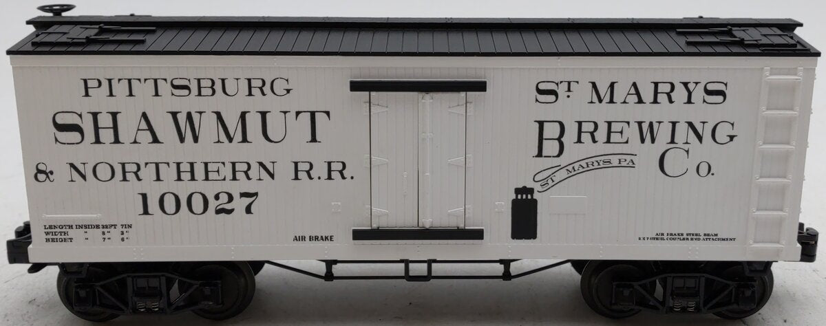 MTH 30-78046 O Gauge St. Mary's Brewing Company 19th Century Reefer Car #10027 LN/Box
